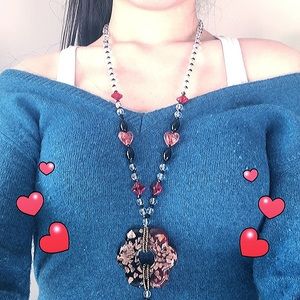 Handmade Amulet Bleaded Necklace